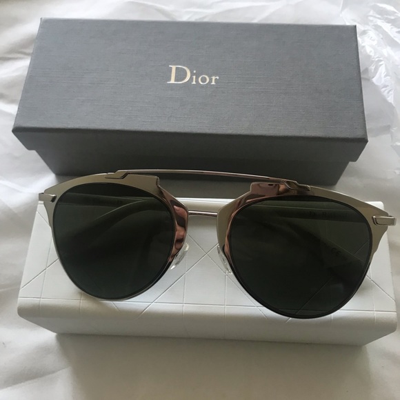 Dior reflected sunglasses (white/silver) - Picture 1 of 3